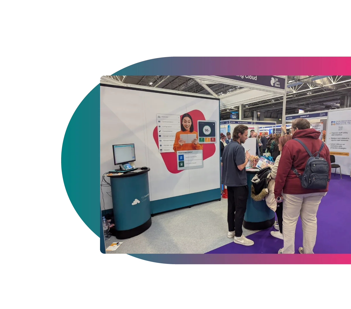 member at care show UK